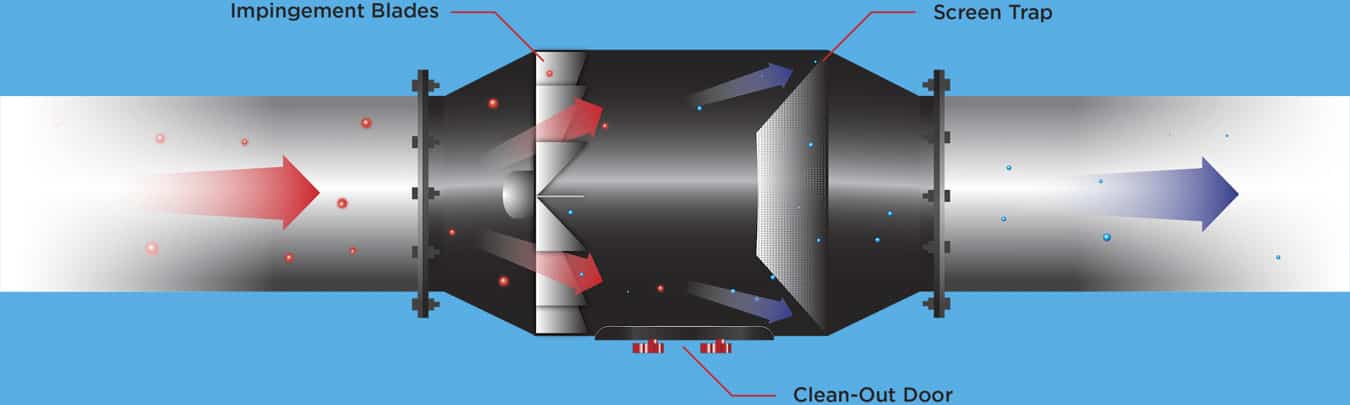 Spark arrester front view