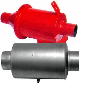 Spark arrester installed